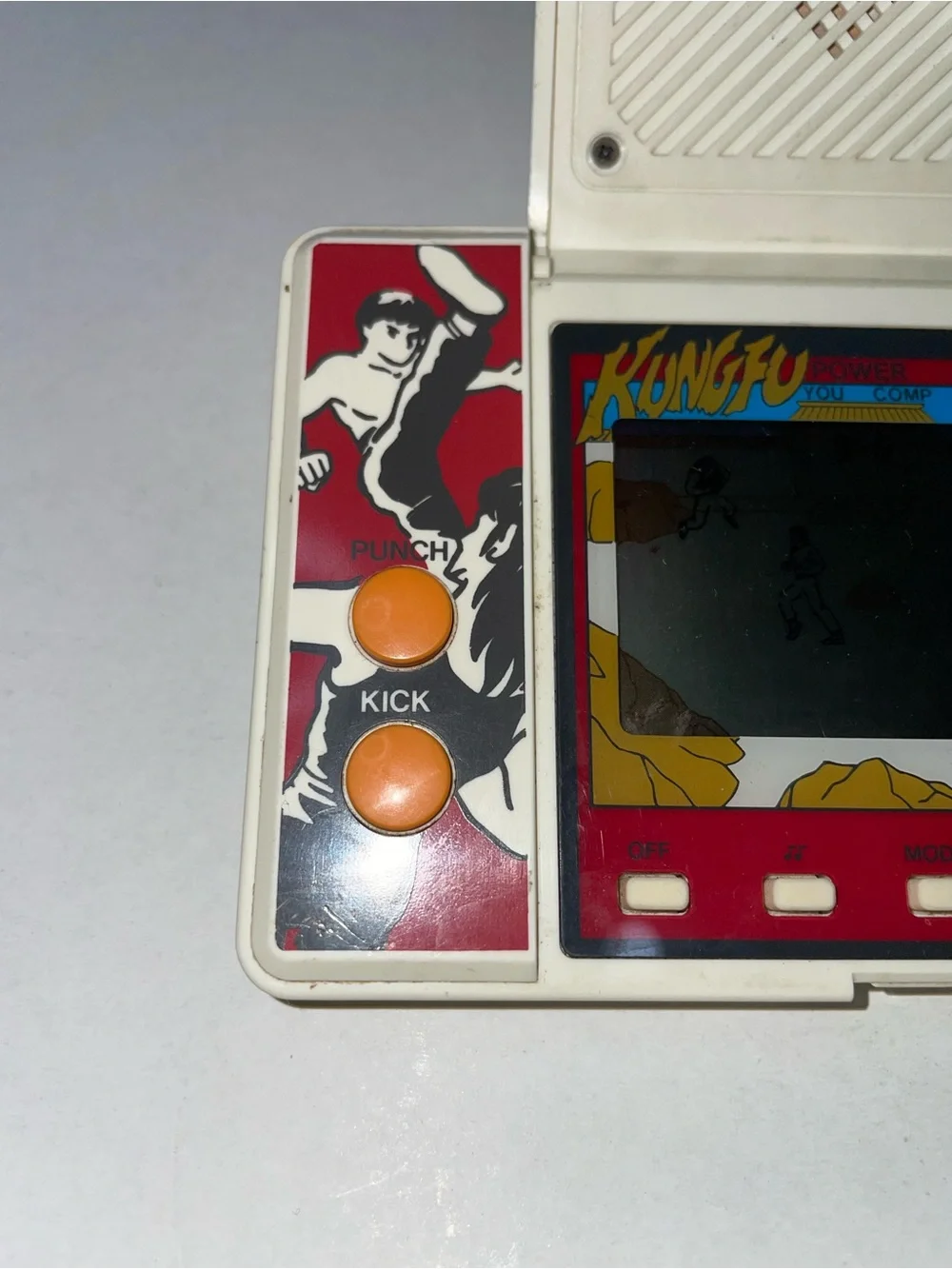 VTG 1984 Casio Kung Fu CG-310 Handheld LCD Electronic Game In Working Condition.